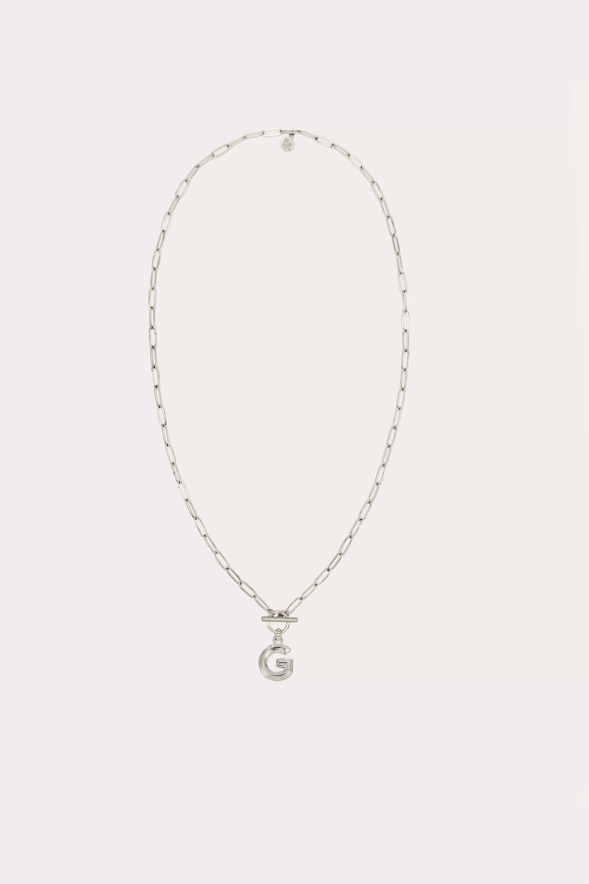 Paperclip Initial Necklace