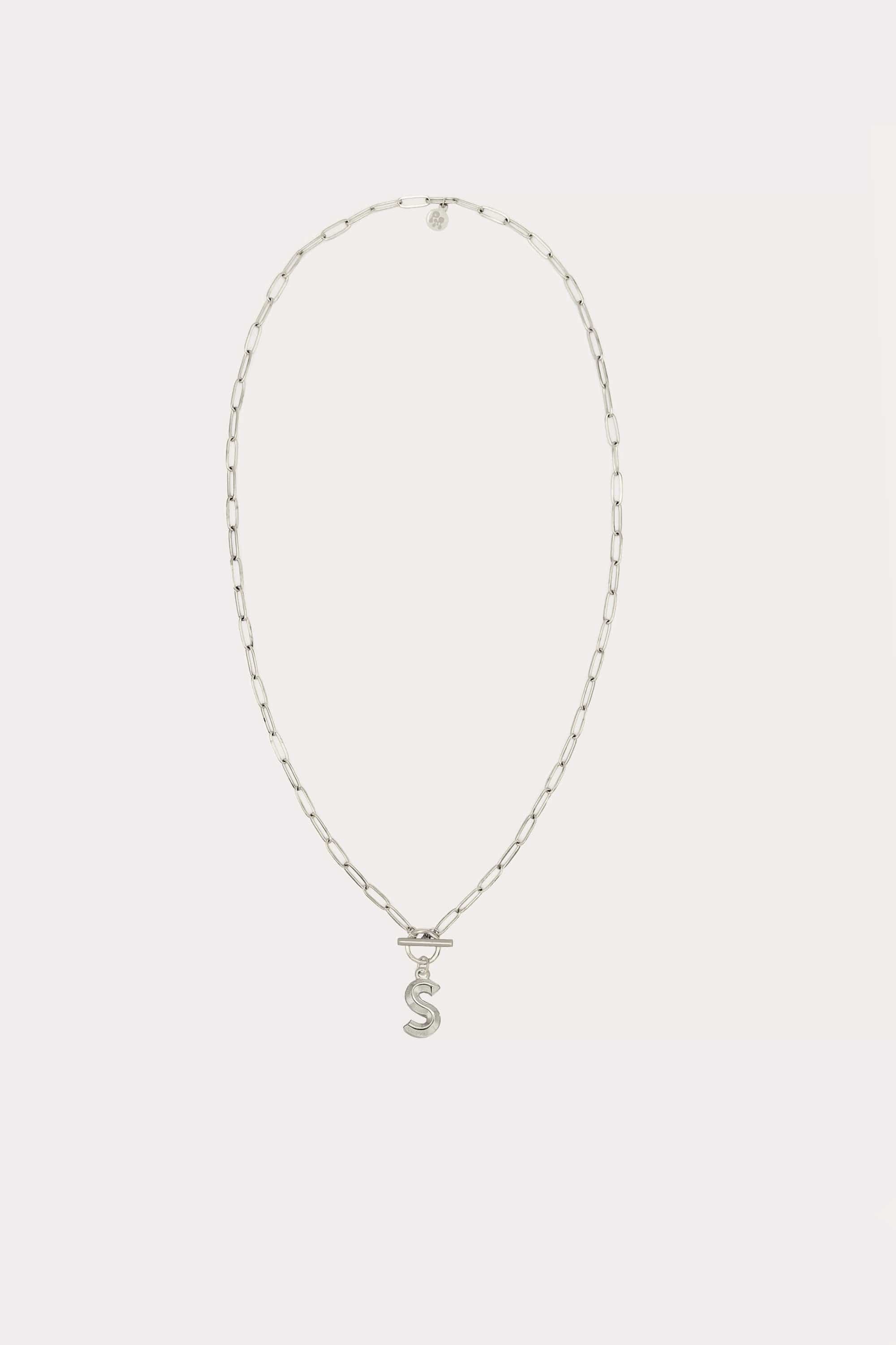 Paperclip Initial Necklace