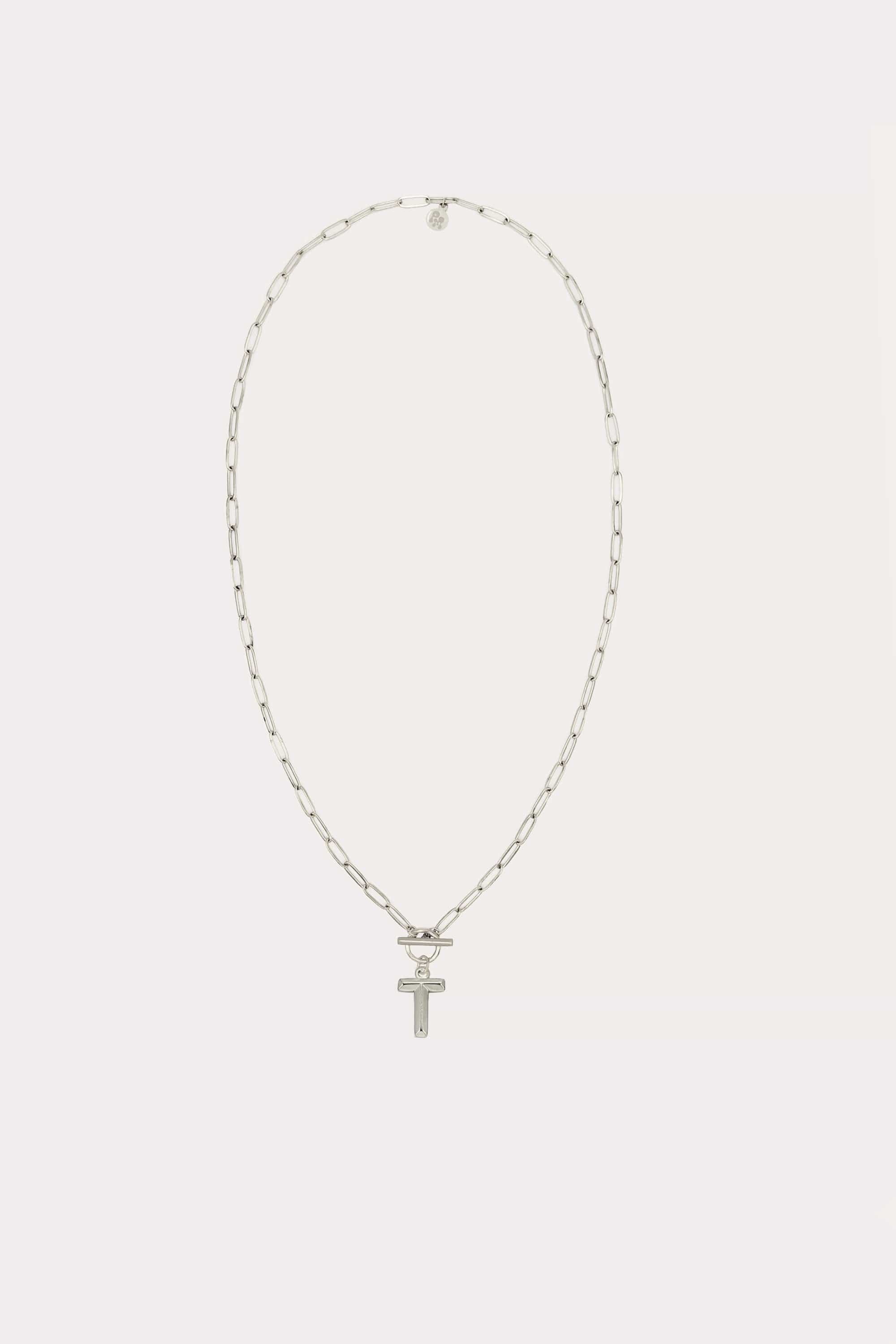 Paperclip Initial Necklace