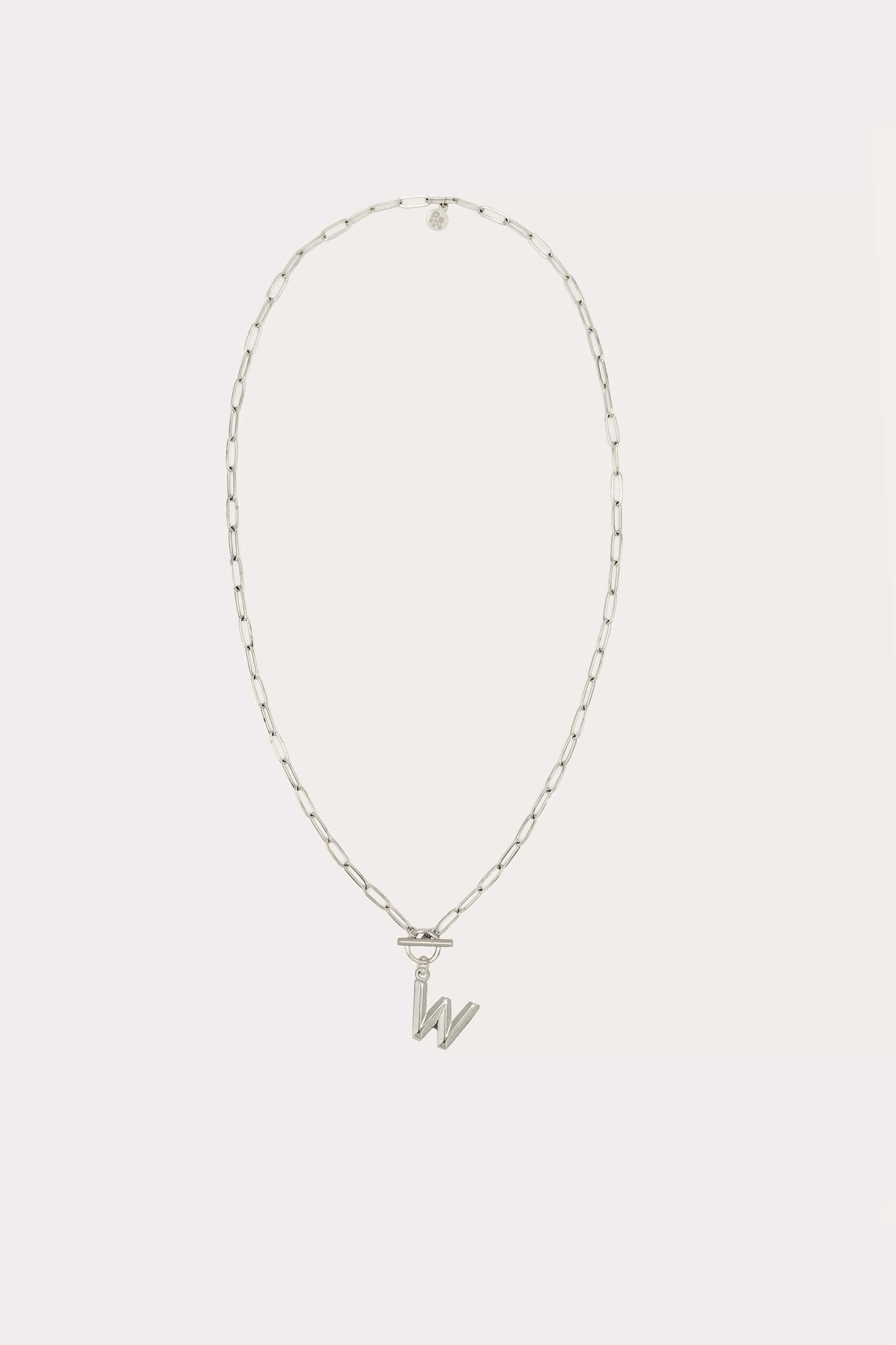 Paperclip Initial Necklace