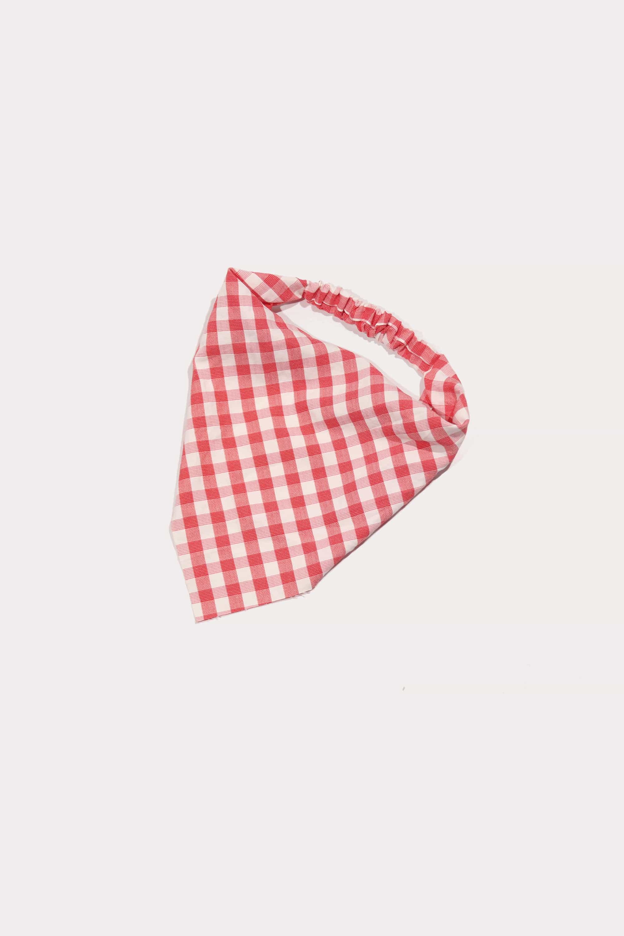 Gingham Scarf Headband