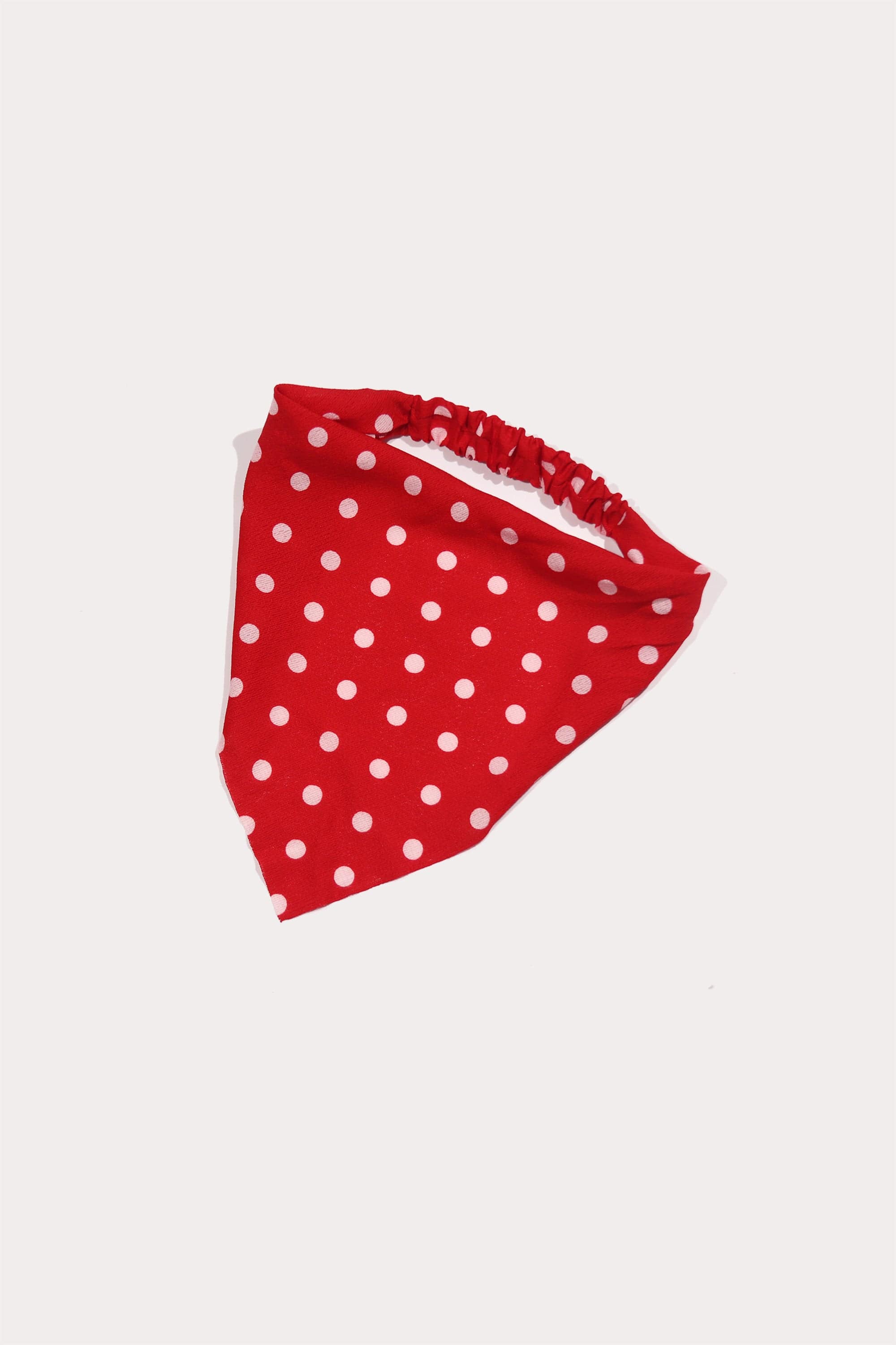 Polka Dot Scarf Headband
