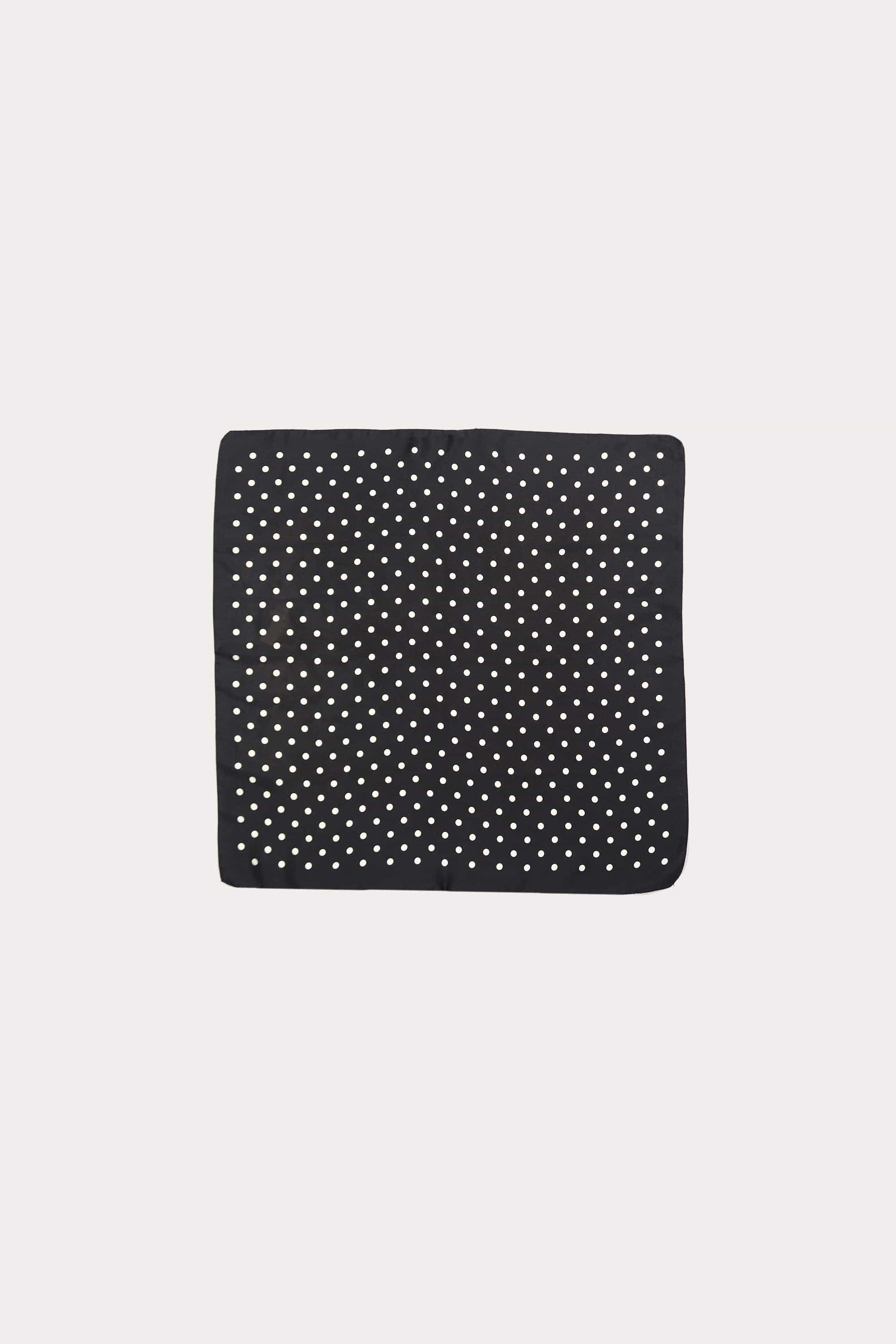 Satin Polka Dot Scarf