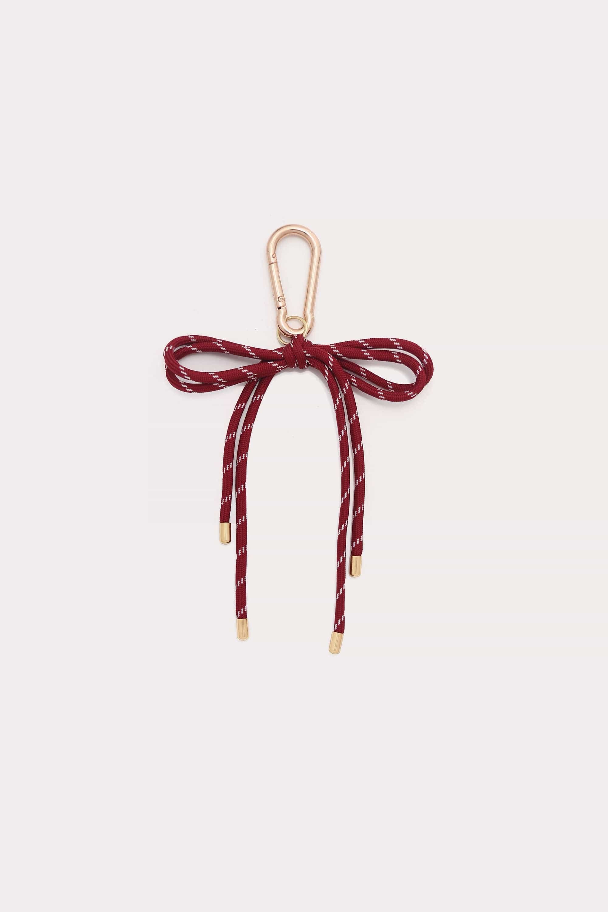 Rope Bow Bag Charm