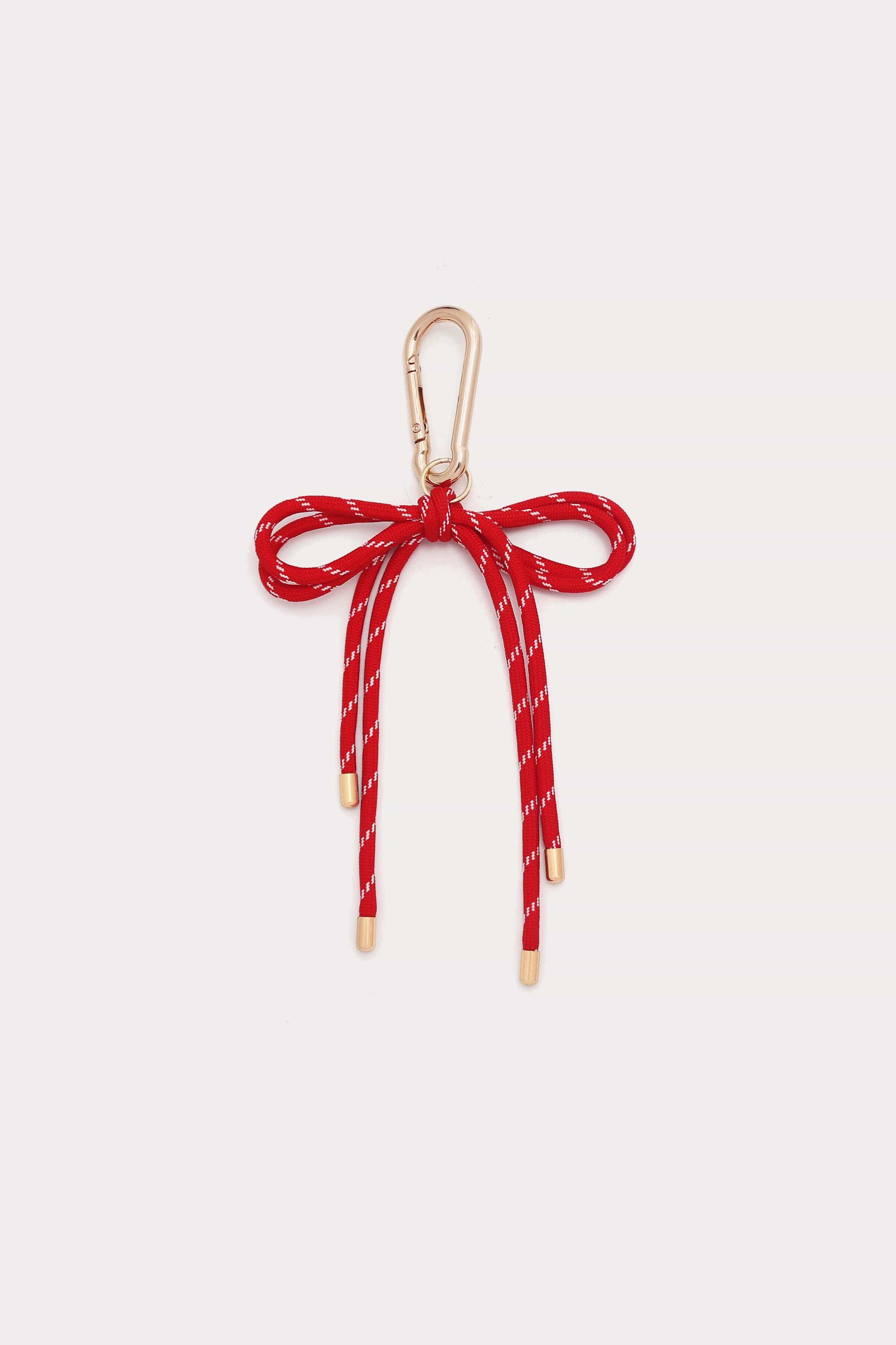 Rope Bow Bag Charm