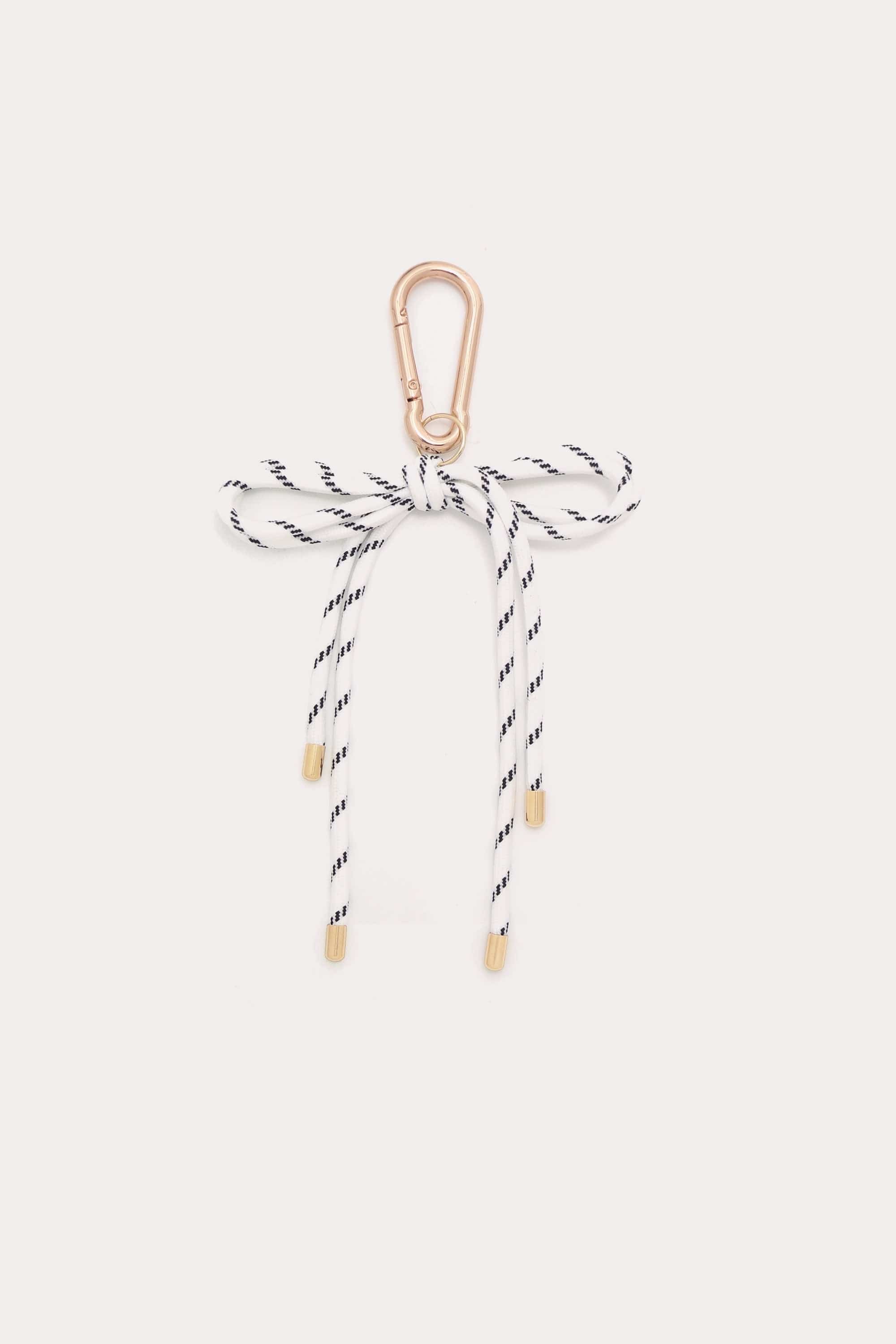 Rope Bow Bag Charm