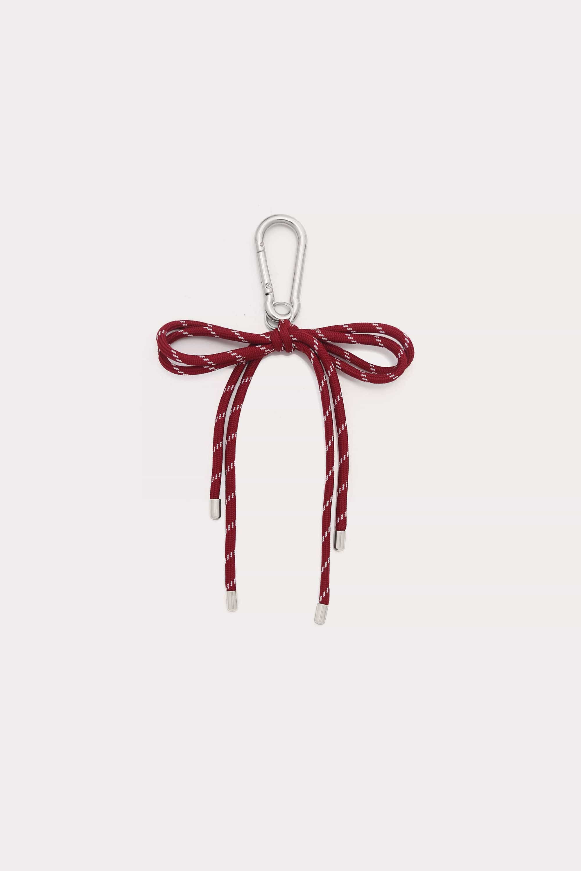 Rope Bow Bag Charm