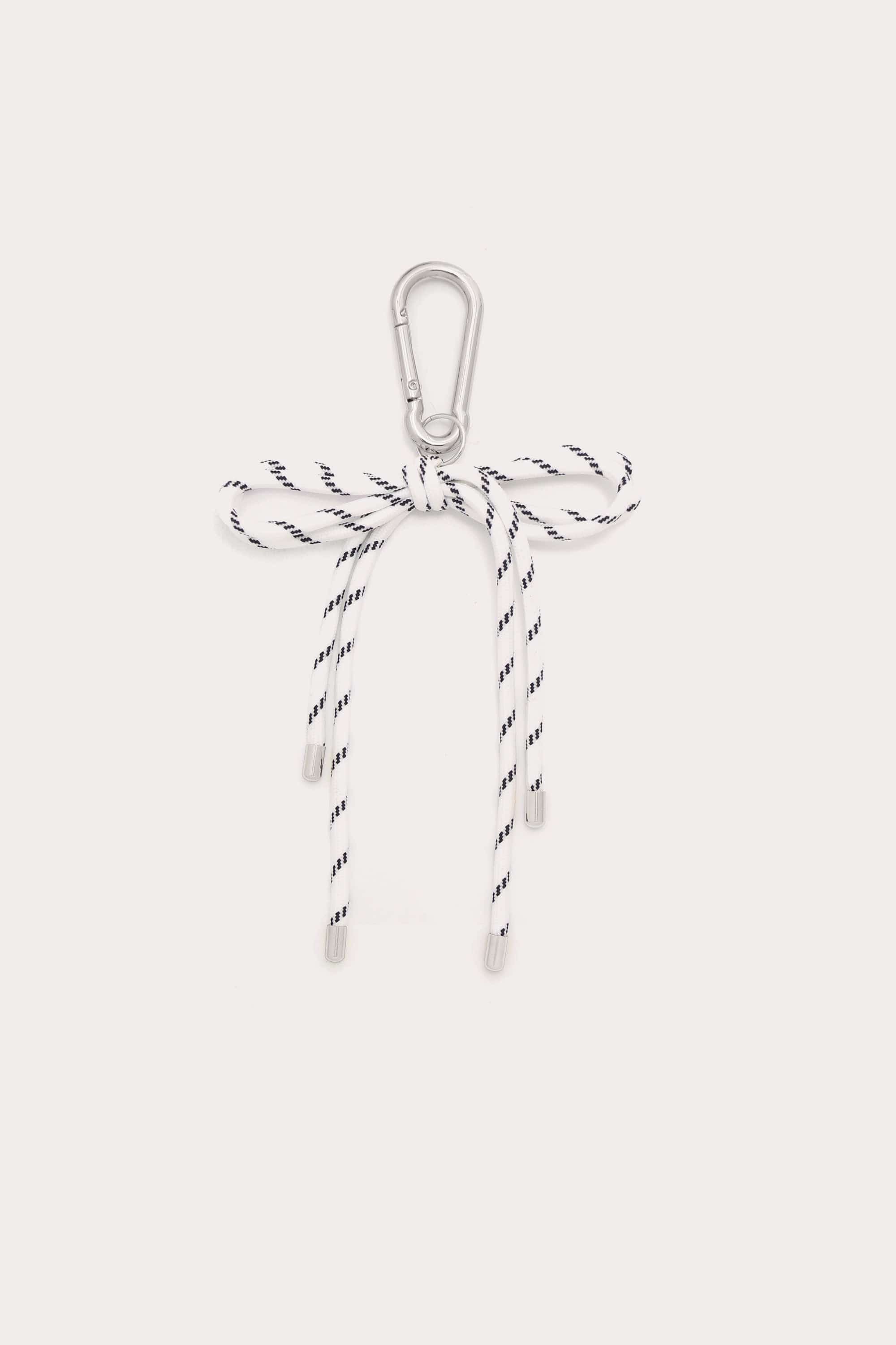 Rope Bow Bag Charm