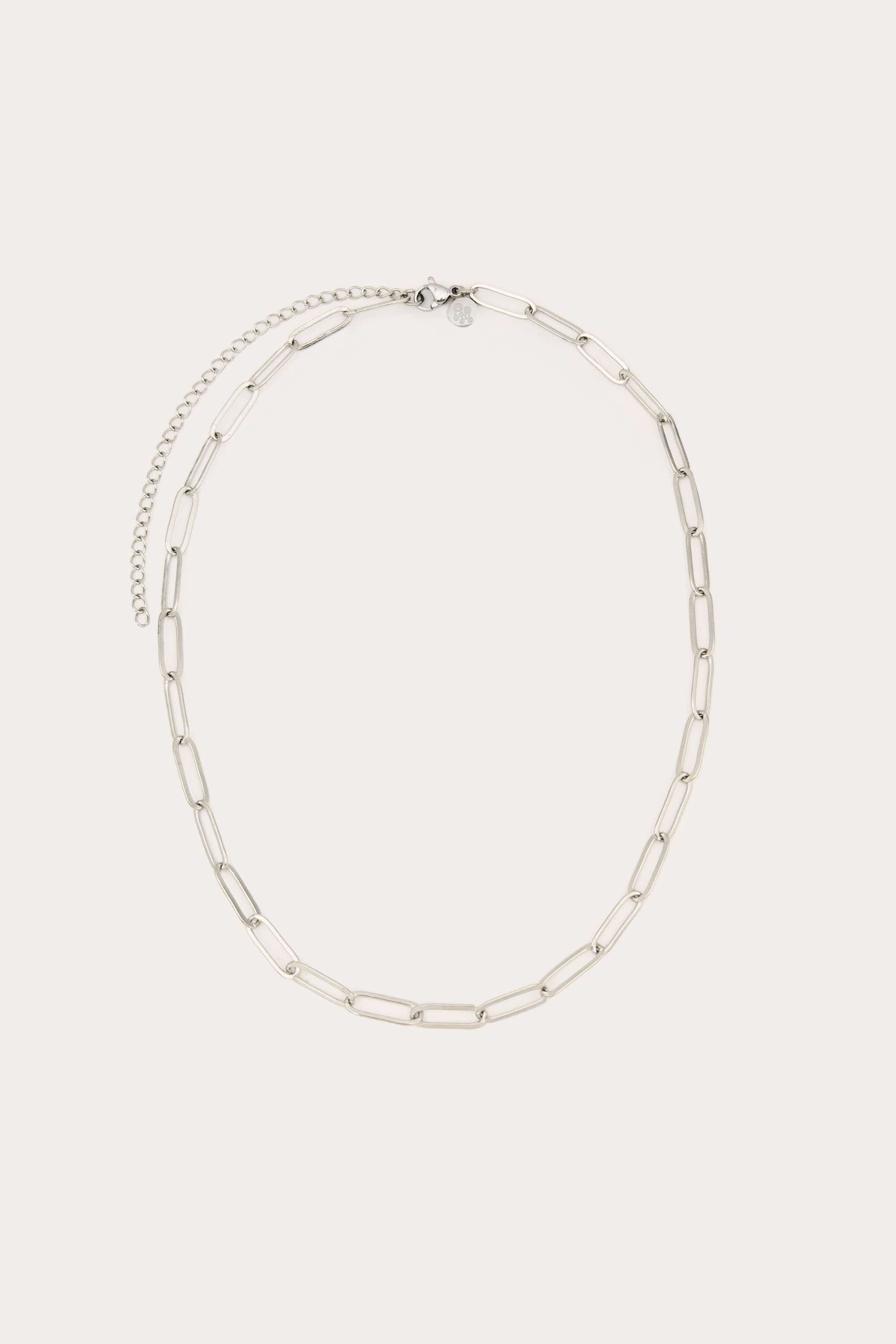 Flat Paperclip Necklace Chain