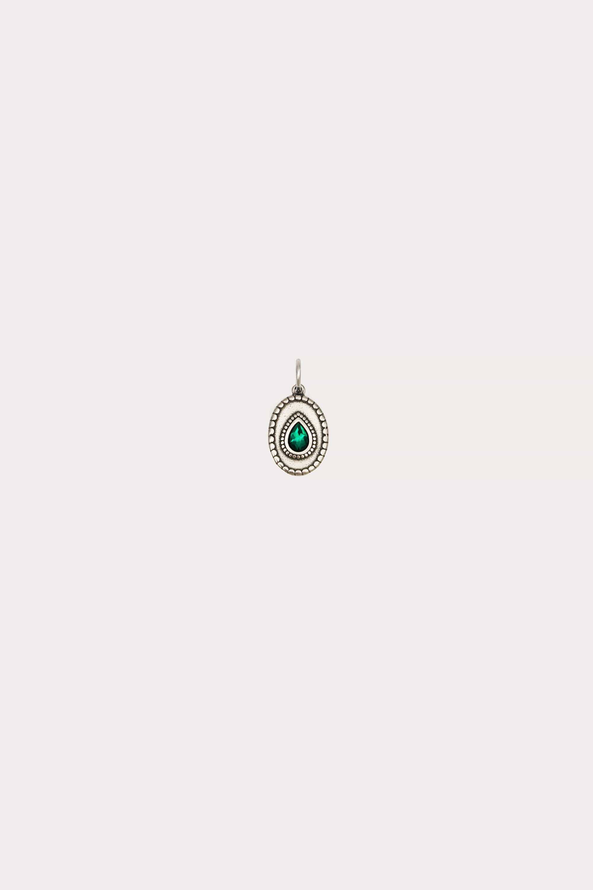 Emerald Tear Charm