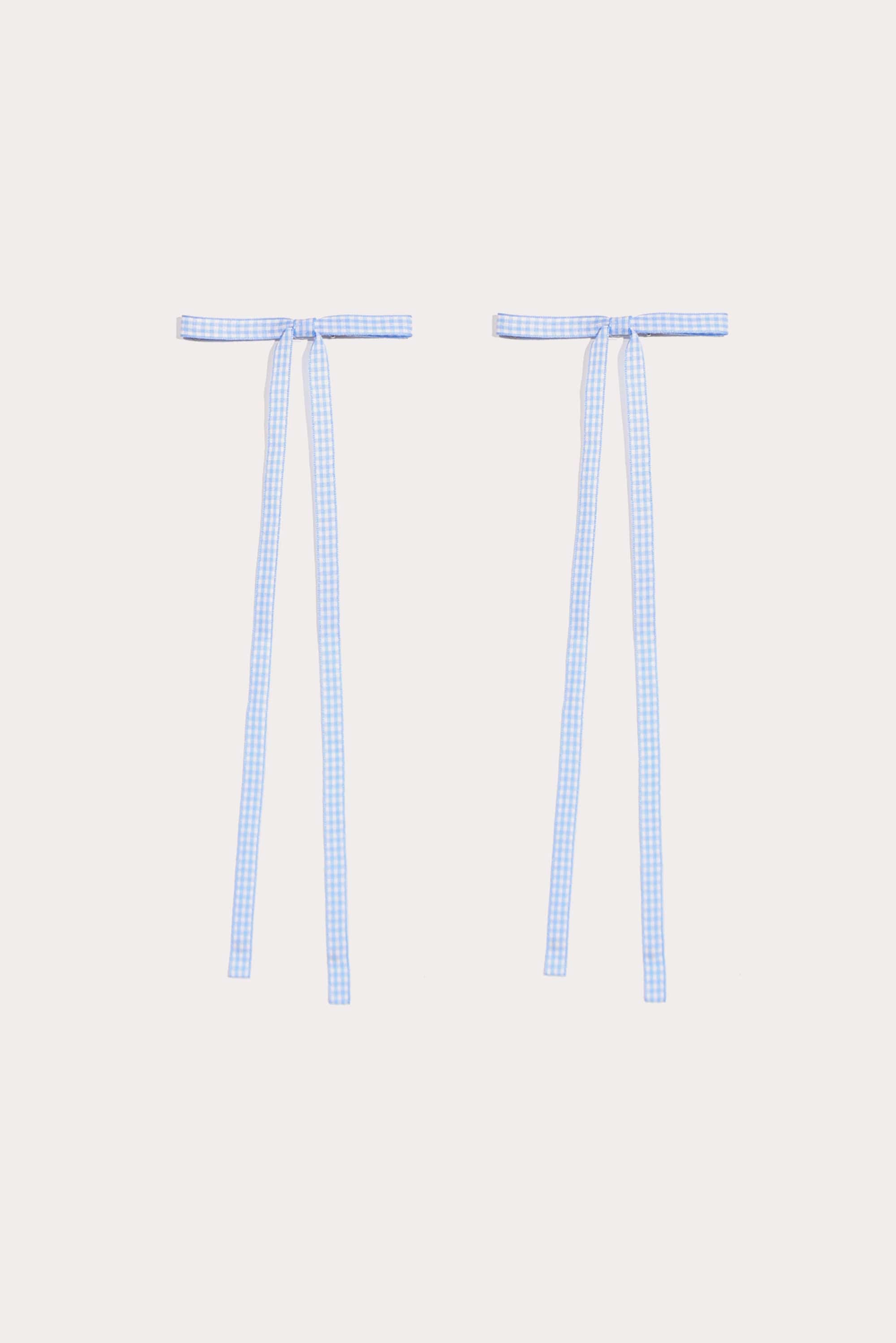 Gingham Hair Bows