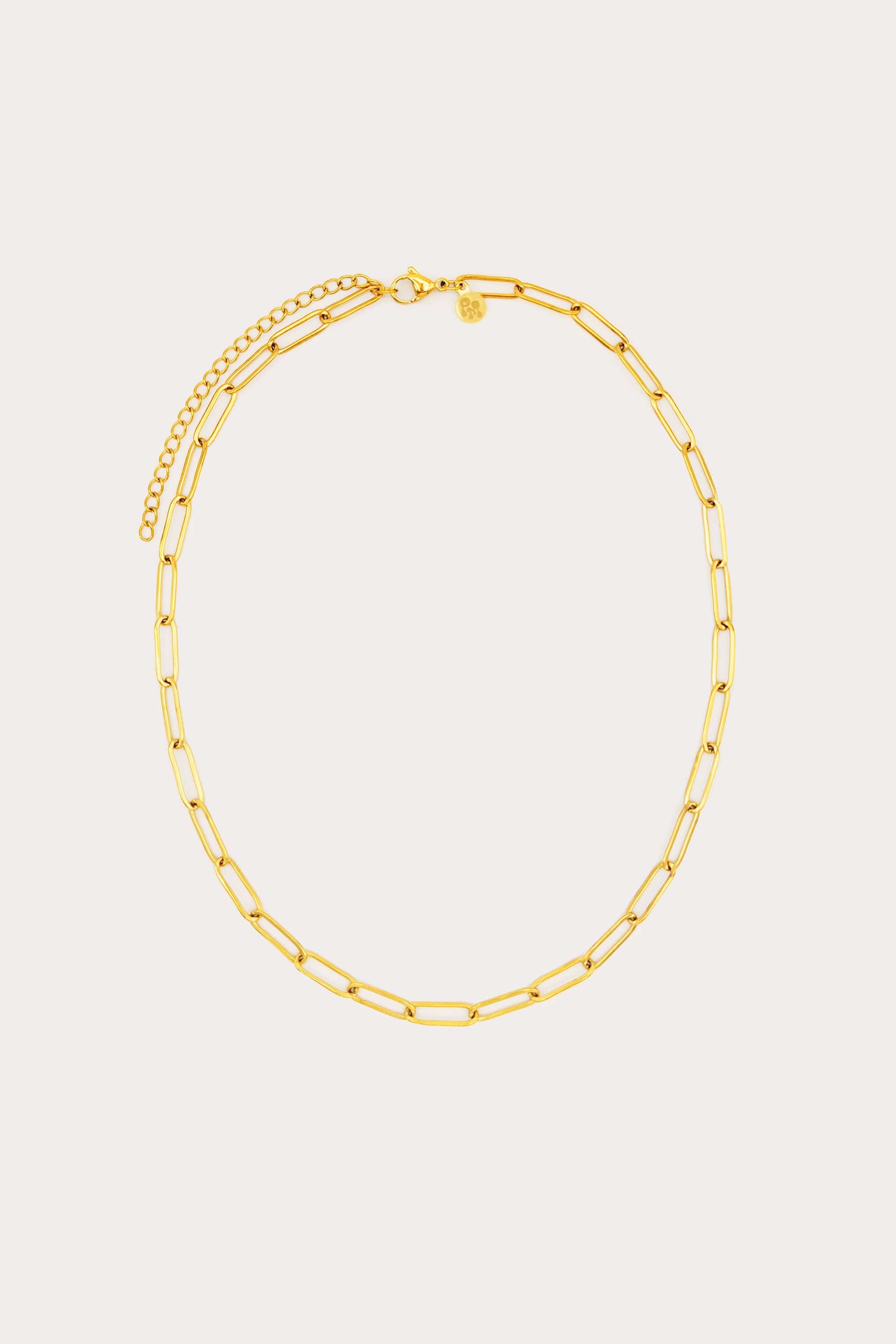 Flat Paperclip Necklace Chain