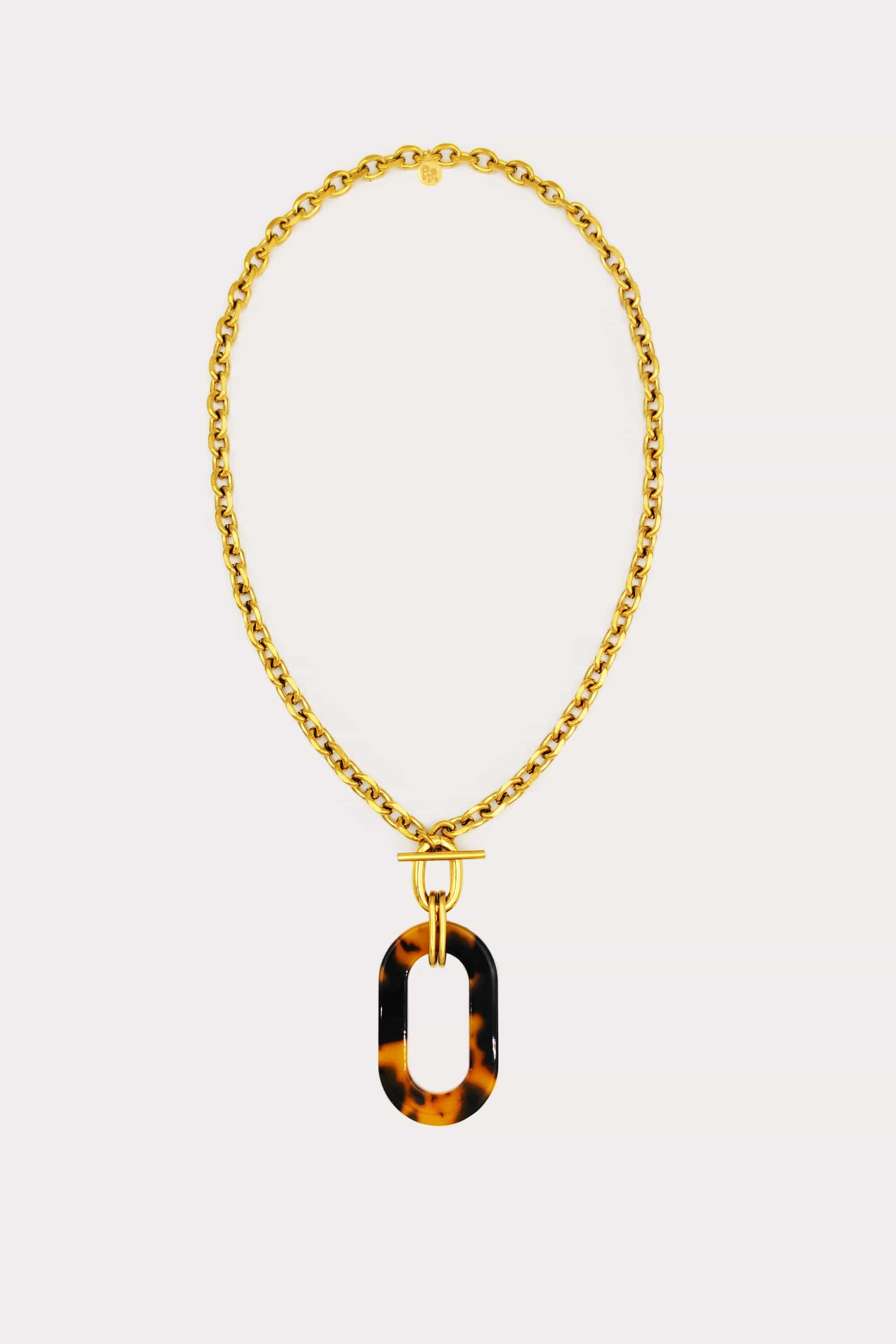 Tortoise Carabiner Necklace