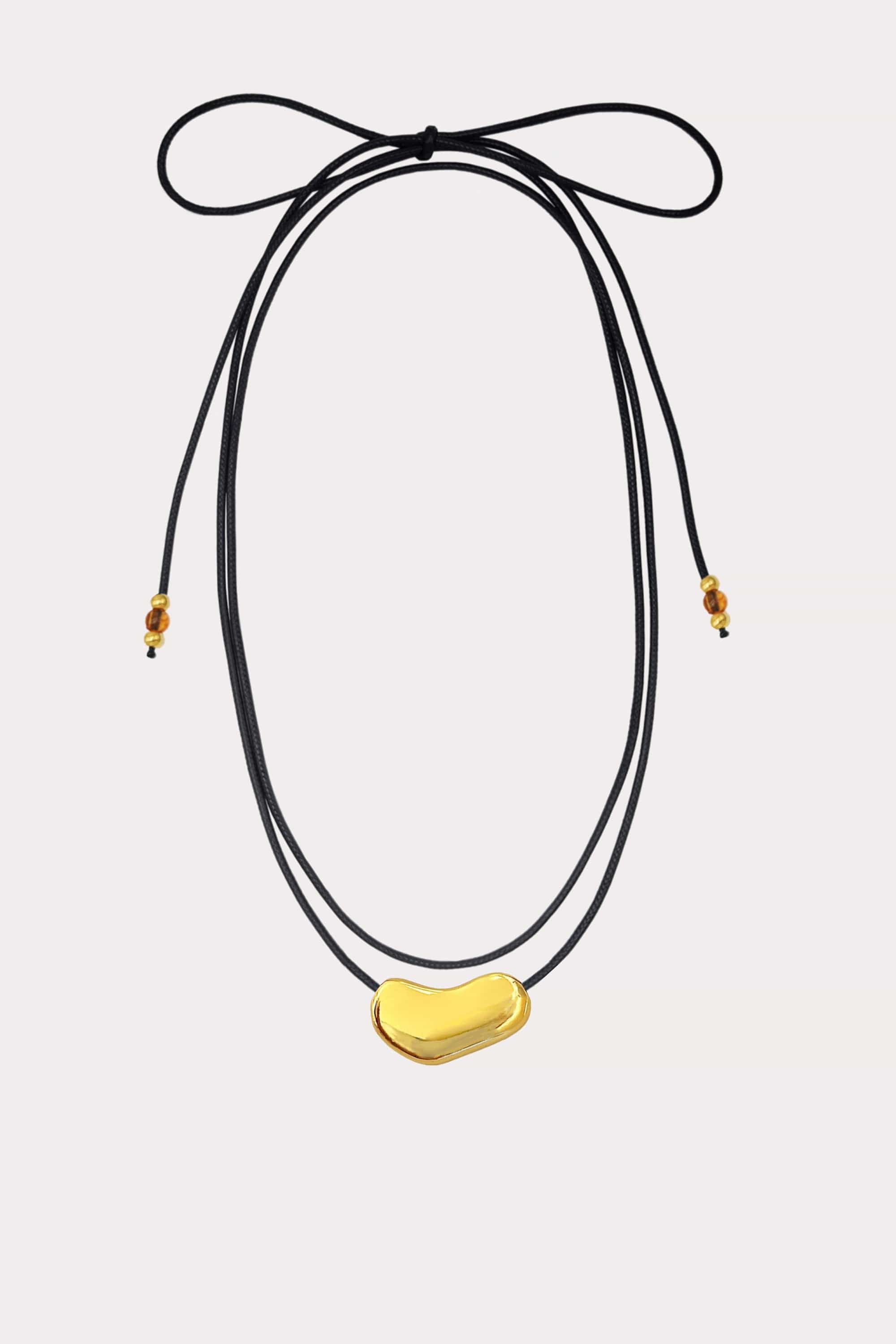 Nugget Corded Tie Necklace