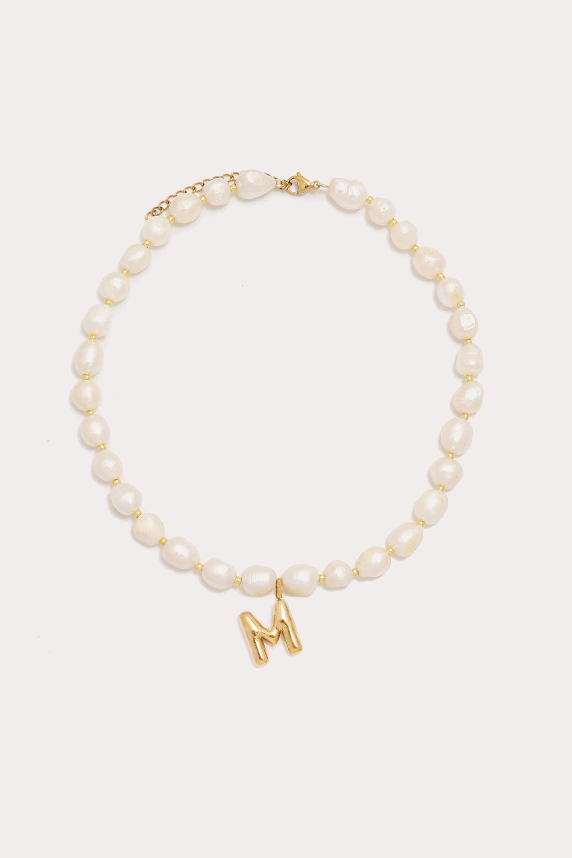Ren Bubble Initial Necklace