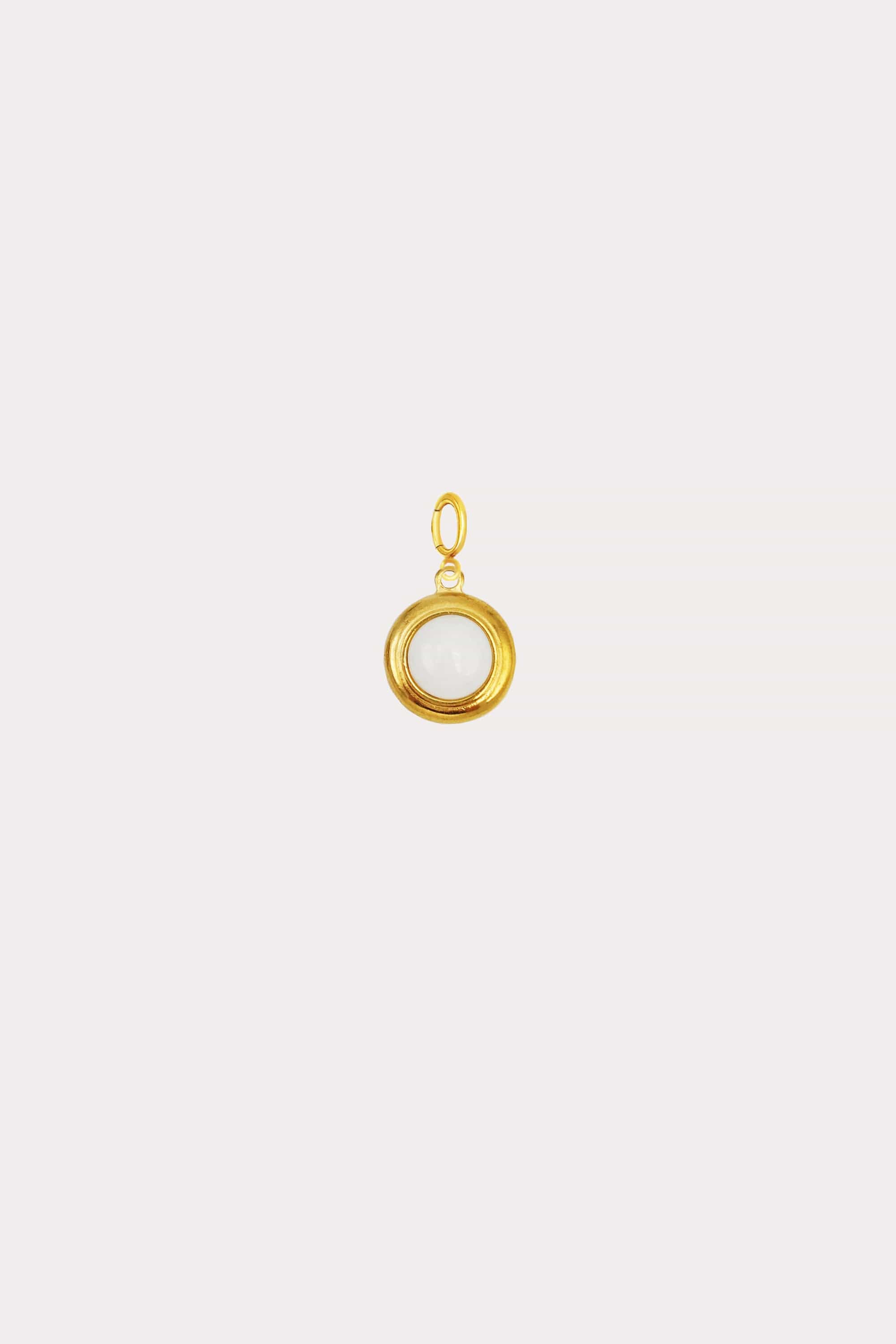 Stone Disc Charm