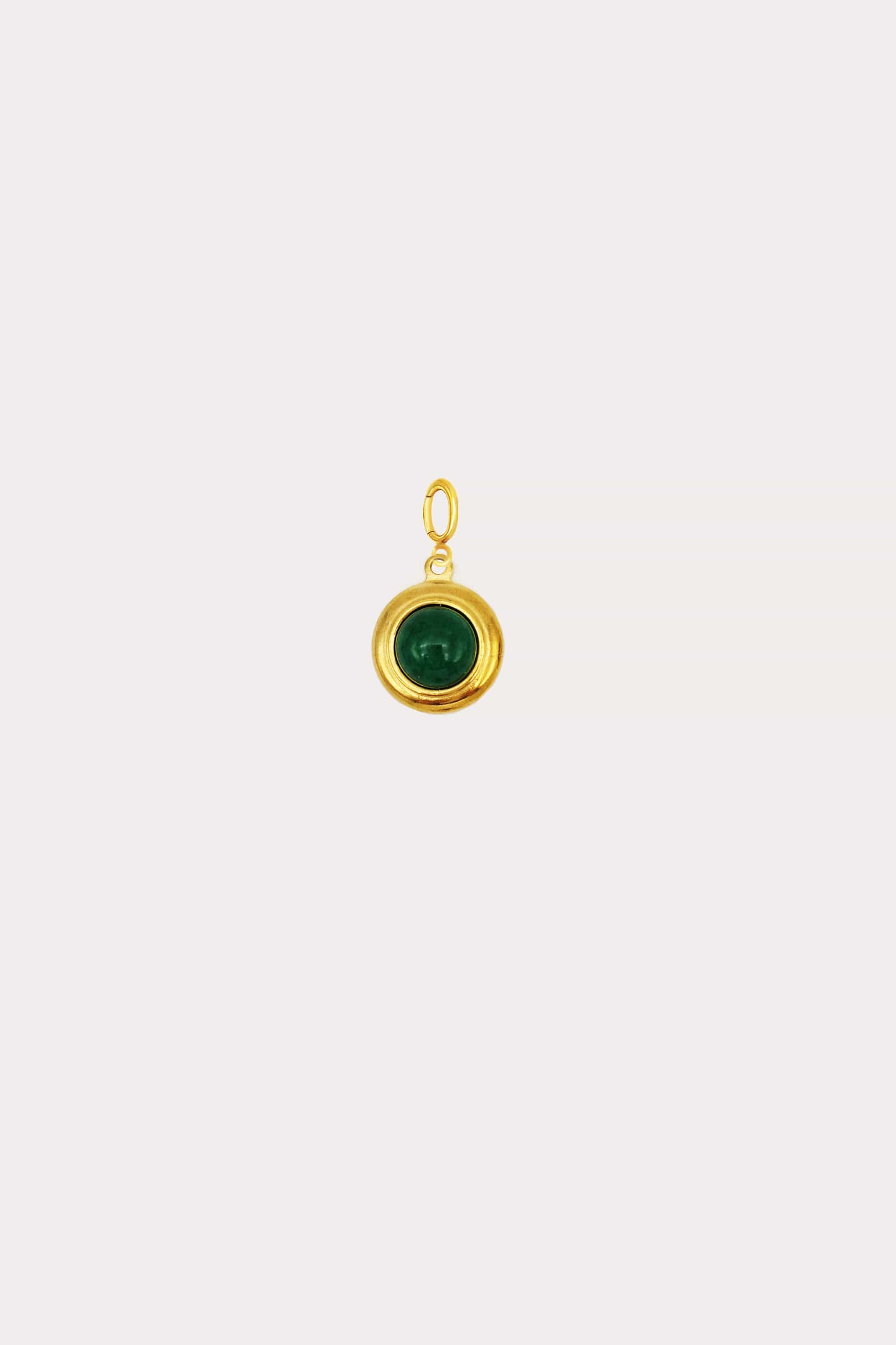 Stone Disc Charm