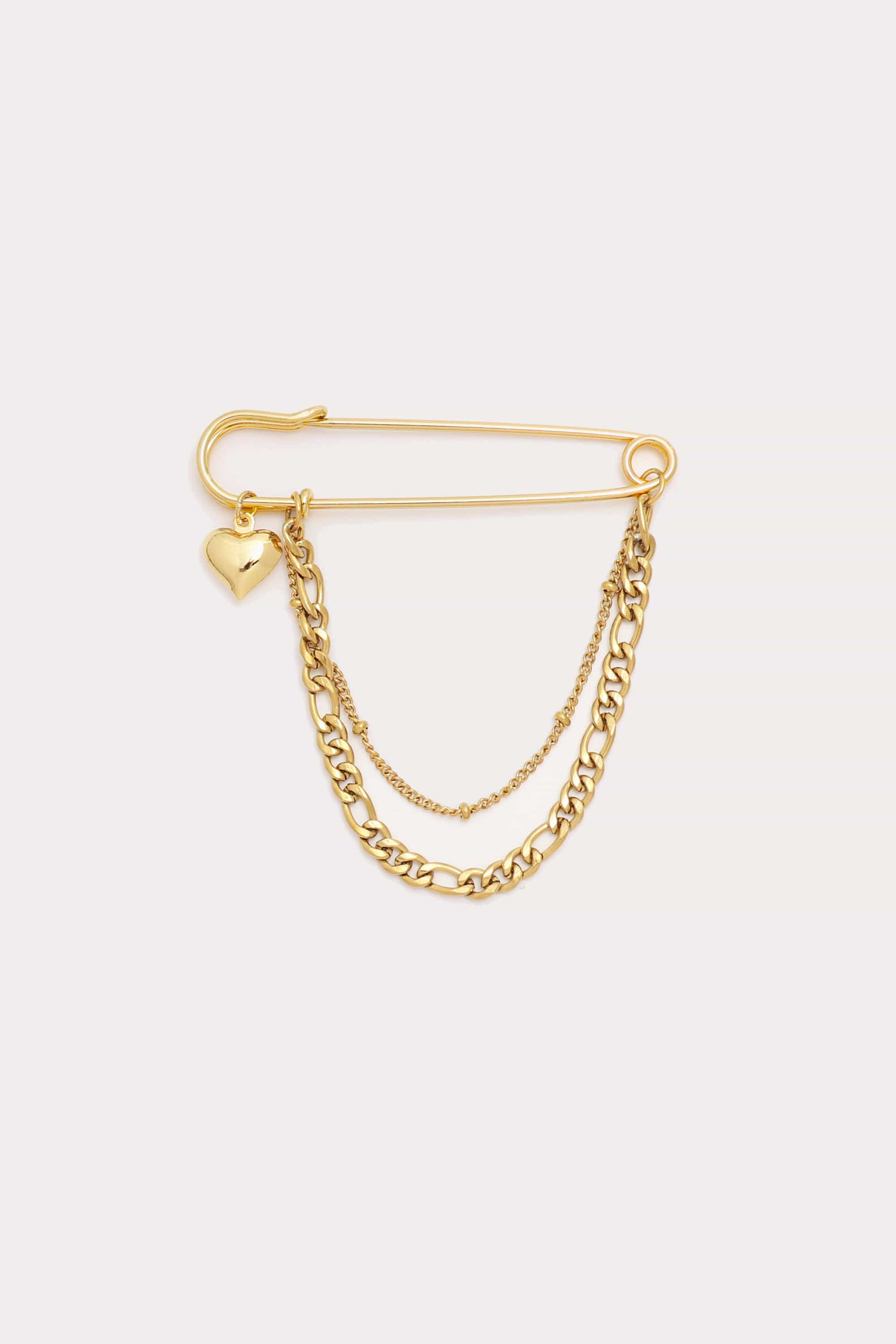 Safety Pin Brooch