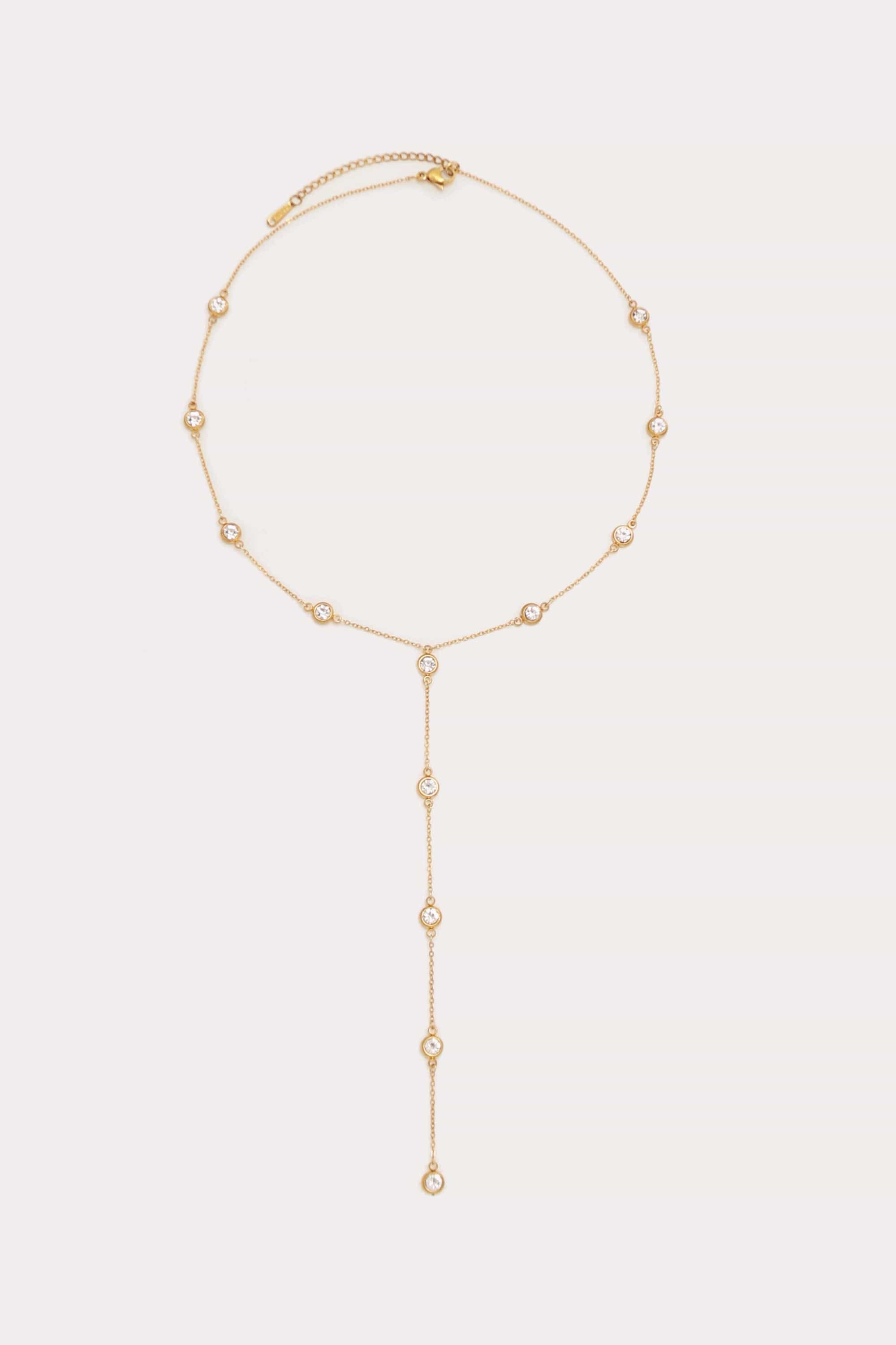 Pave Lariat Necklace