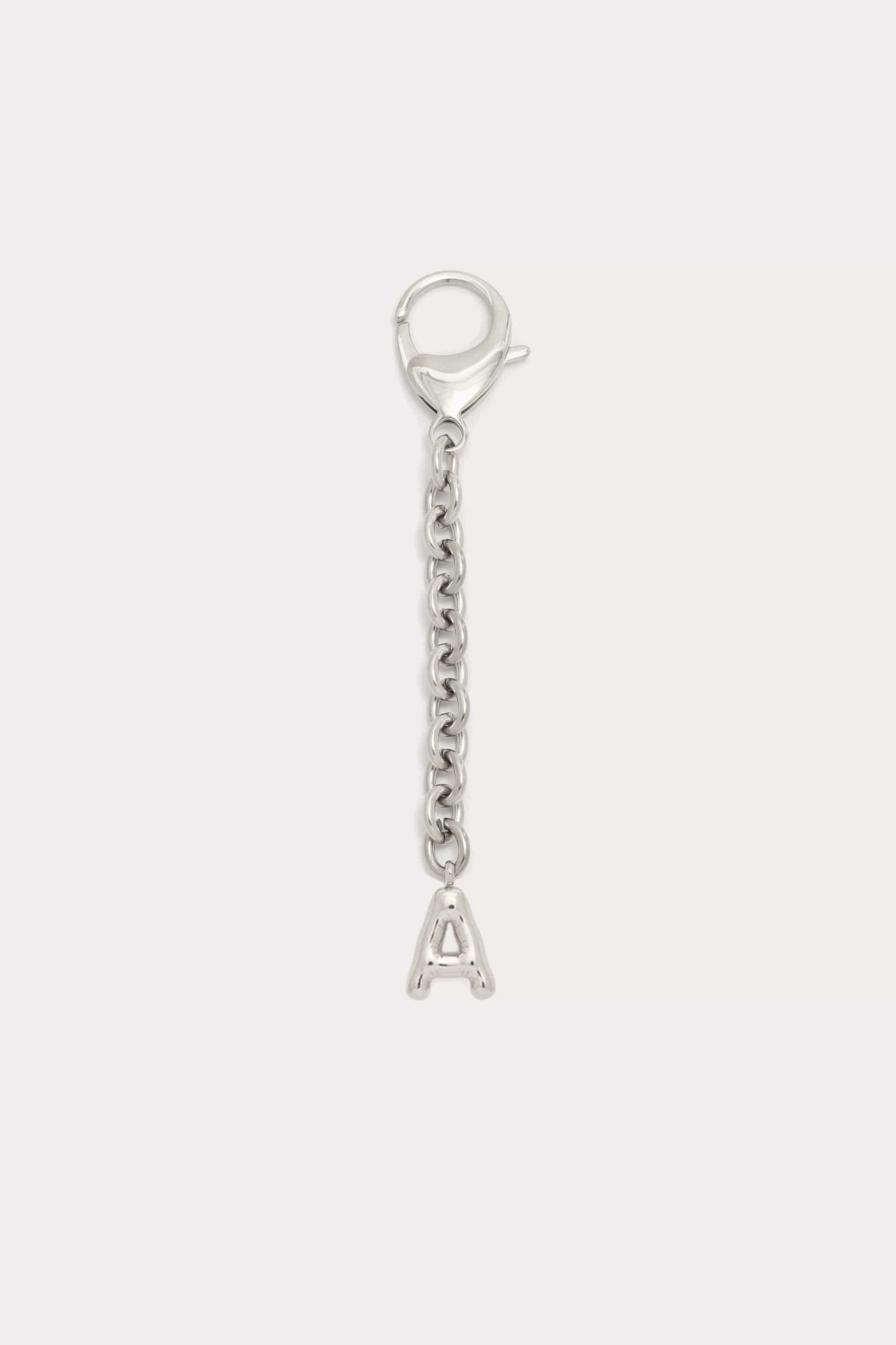 Bubble Initial Keychain
