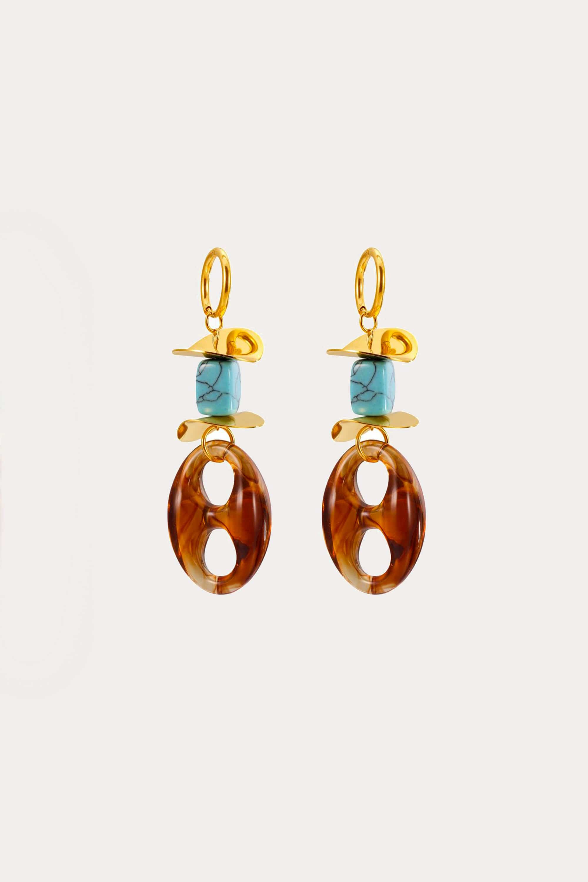 Acrylic Link Earrings