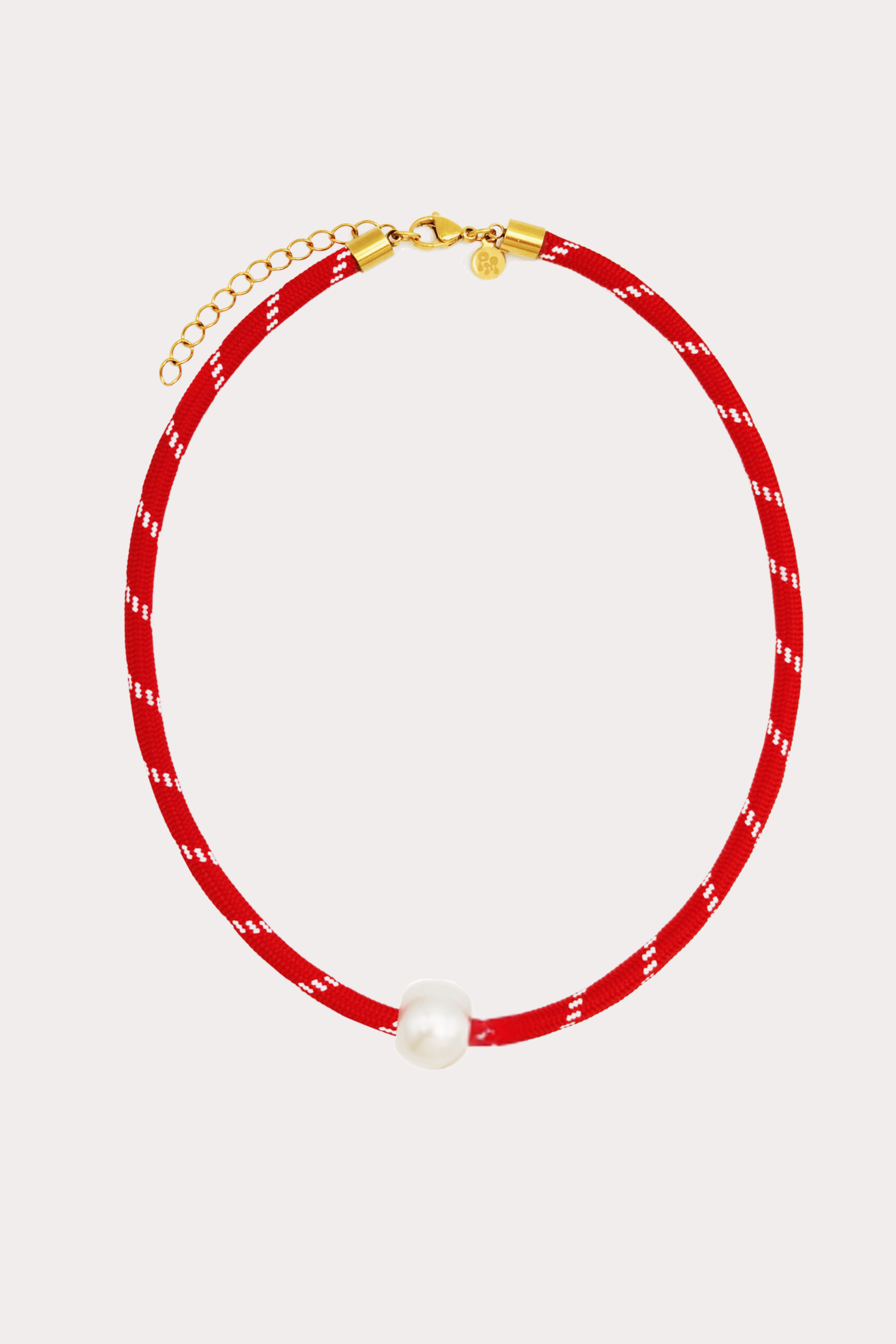 Pearl Charm Paracord Necklace