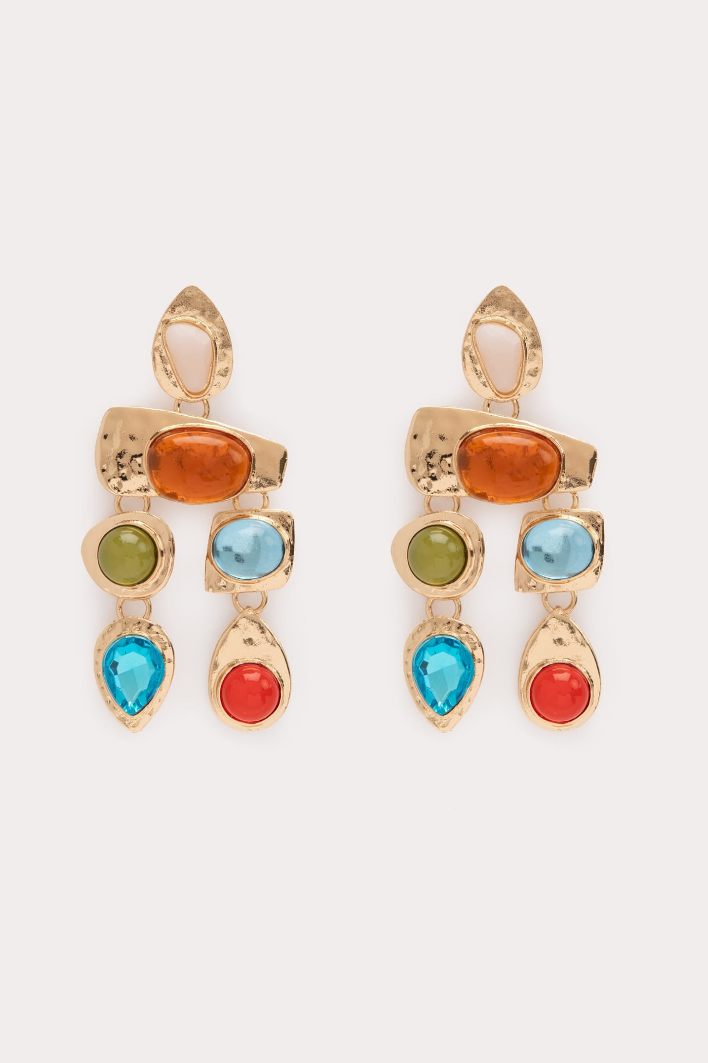 Multi Stone Earrings