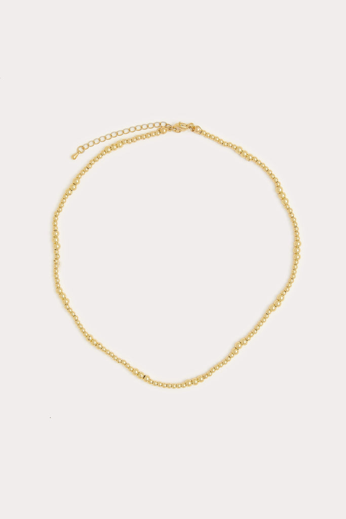 Small Gold Ball Necklace